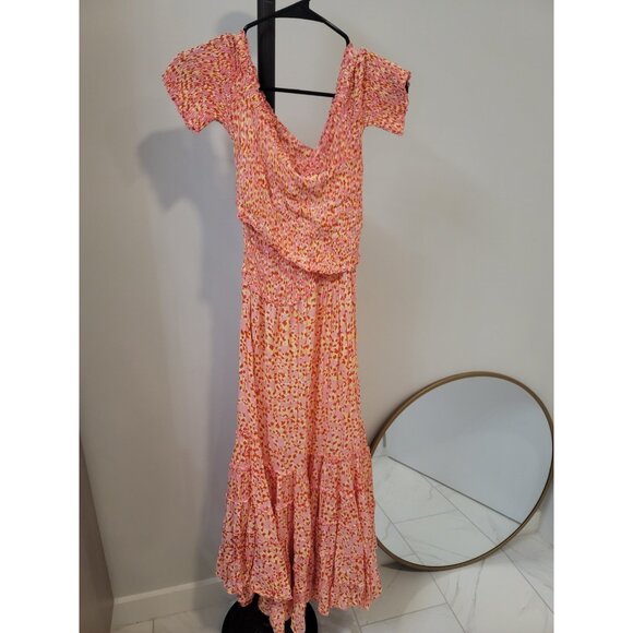 Poupette St Barth Women's Becky Long Maxi Dress Small Multicolor - Picture 1 of 8